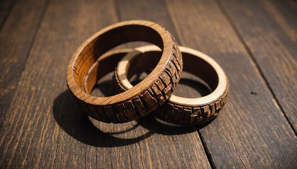 Découvrez la magie des bagues en bois écologiques et uniques